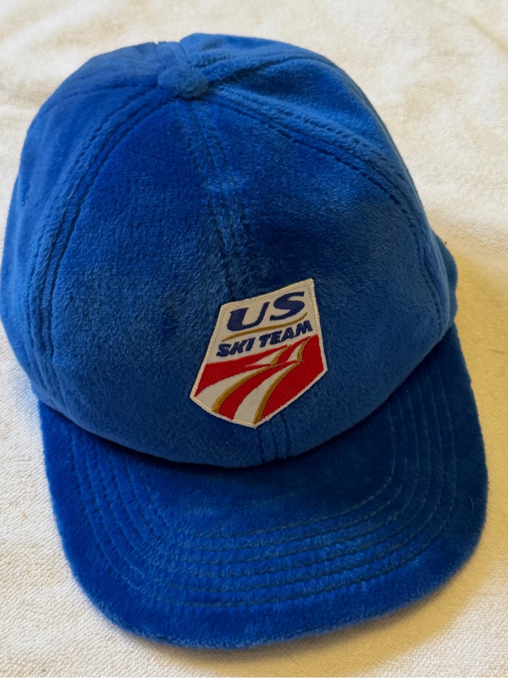 Butt Furr US Ski Team Fuzzy Blue Strapback baseball Cap